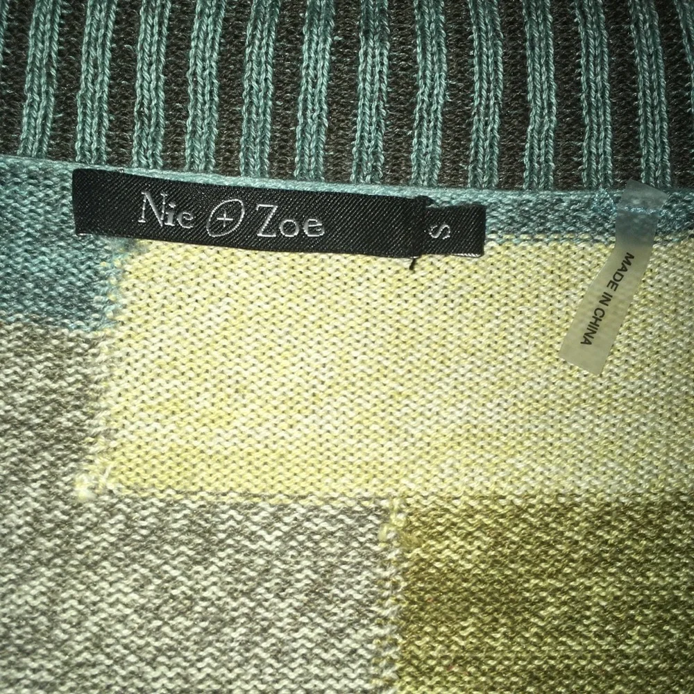 Nic + Zoe small long belted cardigan sweater soft